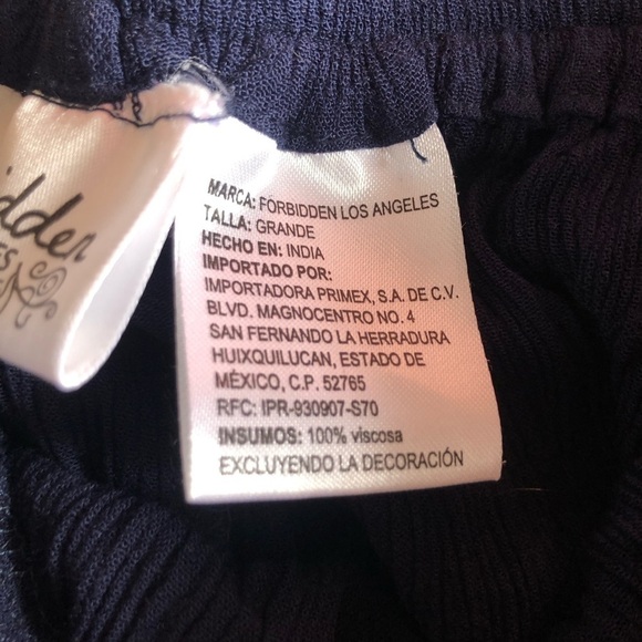 Women’s Boho Loose Fit Festival Floral  Embroidered Pull On Shorts Large - Picture 6 of 6